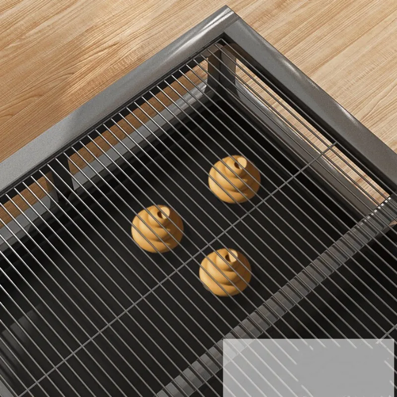 Inodoro de acero inoxidable para adiestramiento de perros, cajas de arena grandes para entrenamiento de cachorros, accesorios para mascotas - imagen 5