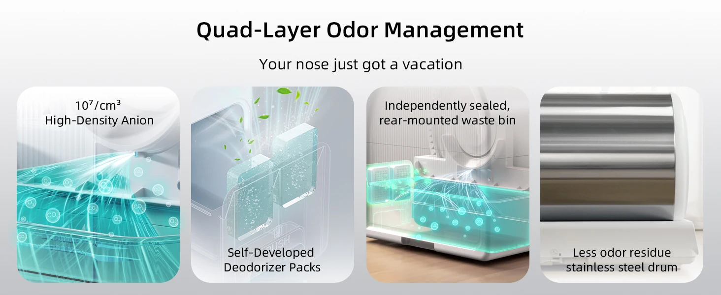 self-cleaning cat litter box