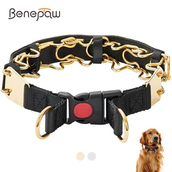 Collar acero inoxidable para perros medianos y grandes - Resistente