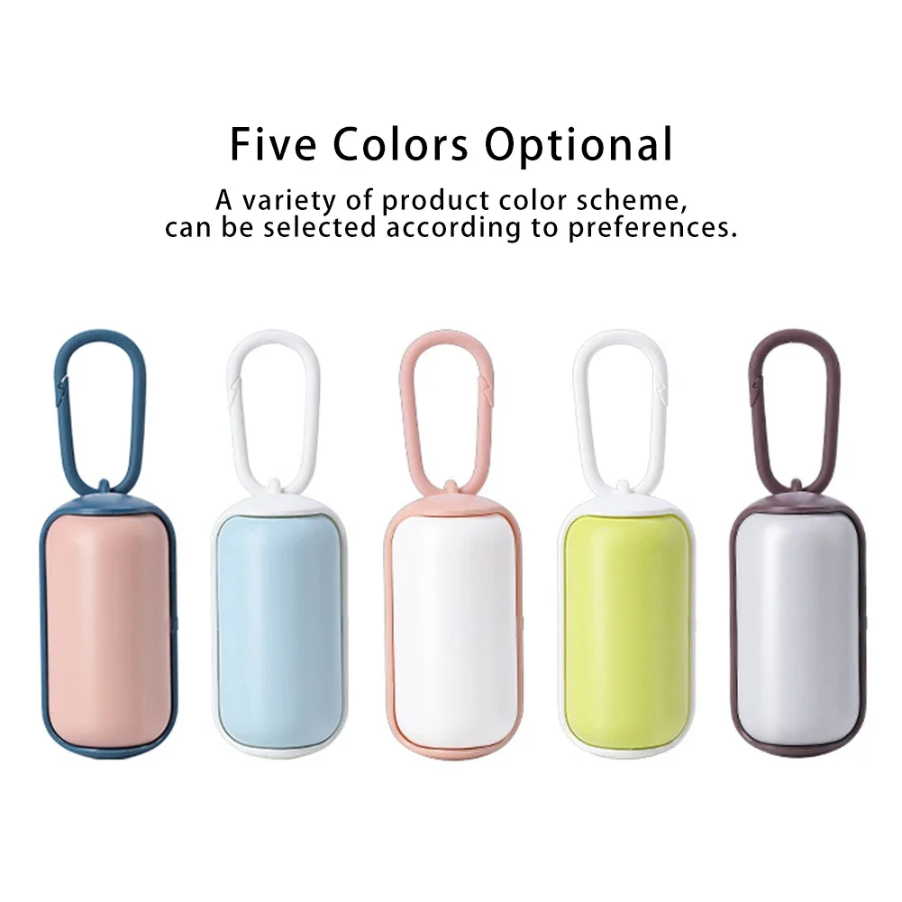 Dispensador de bolsas de basura para mascotas, bolsa de almacenamiento portátil ecológica para excrementos de mascotas, bolsas para excrementos de perros, suministros para perros - imagen 3