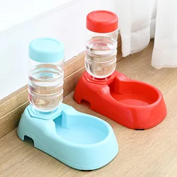Dispensador automático 2 en 1 para perros y gatos agua comida gravedad