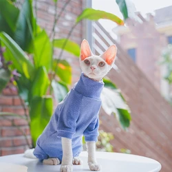 Camiseta interior de algodón a rayas para gatos y perros – Suave y cómoda