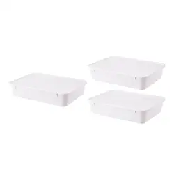 Caja para masa de pizza y pan – Contenedor con tapa para cocina