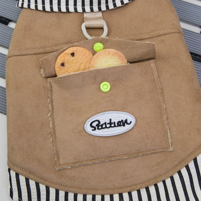 Nueva ropa para perros, abrigo de manga corta para invierno, chaqueta para perros pequeños, Dachshund, Chihuahua, ropa para mascotas, disfraz para cachorros, chaquetas, conjuntos - imagen 5