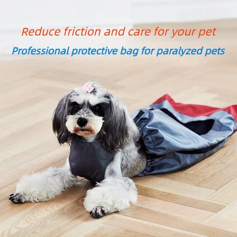 Bolsa de arrastre protectora para perros con parálisis trasera - imagen 3