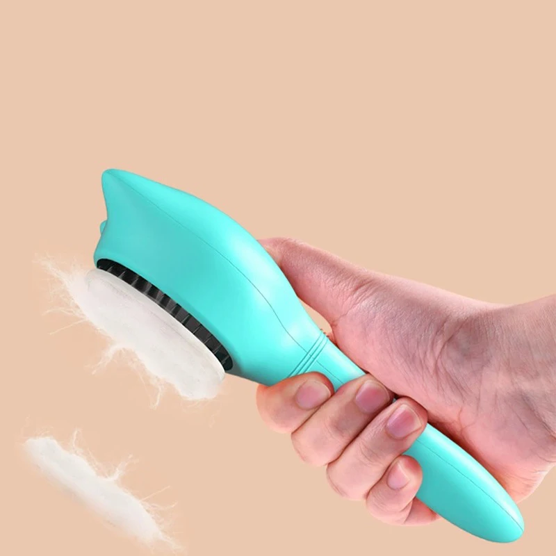 Peine de masaje para gatos y perros, peine mágico Universal para quitar el pelo, cepillo de aguja, suministros de limpieza para mascotas, rascador - imagen 3