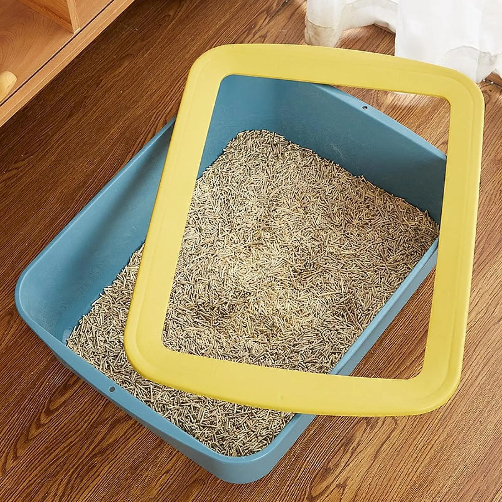 Cats Litter Basin Cat Bedpan Splashproof Cat Sandbox for Rabbits Kitten