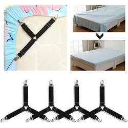 Clips elásticos para sábanas – 4 unidades – Sujetadores de funda de colchón