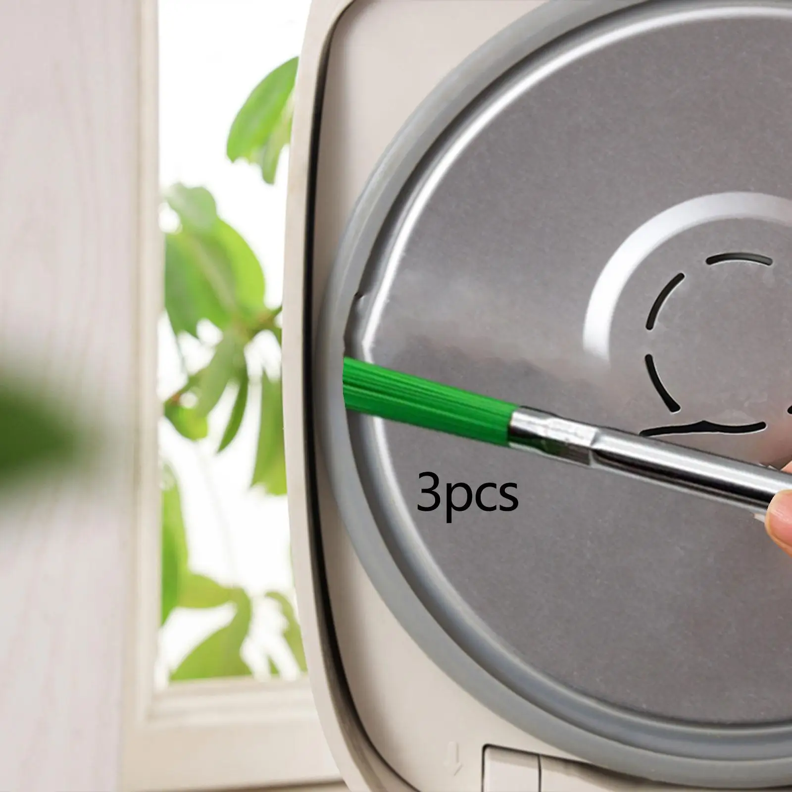 Washing Machine Cleaning Brush ,Long Dryer Pipe Cleaning Brush, Stainless Steel Dust Removal Brush for Home Kitchen,