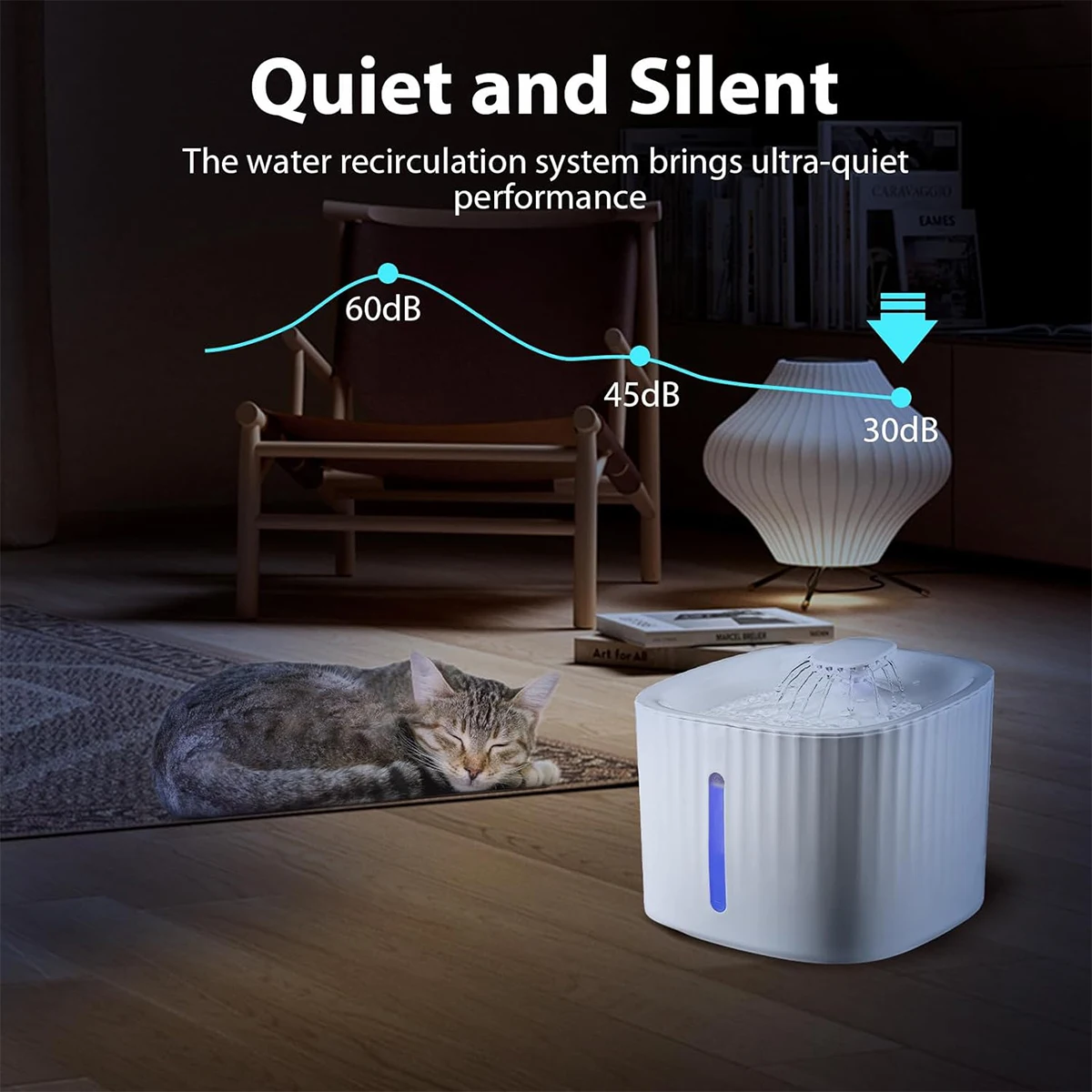 Fuente de agua automática 2 en 1 para gatos y perros - imagen 4