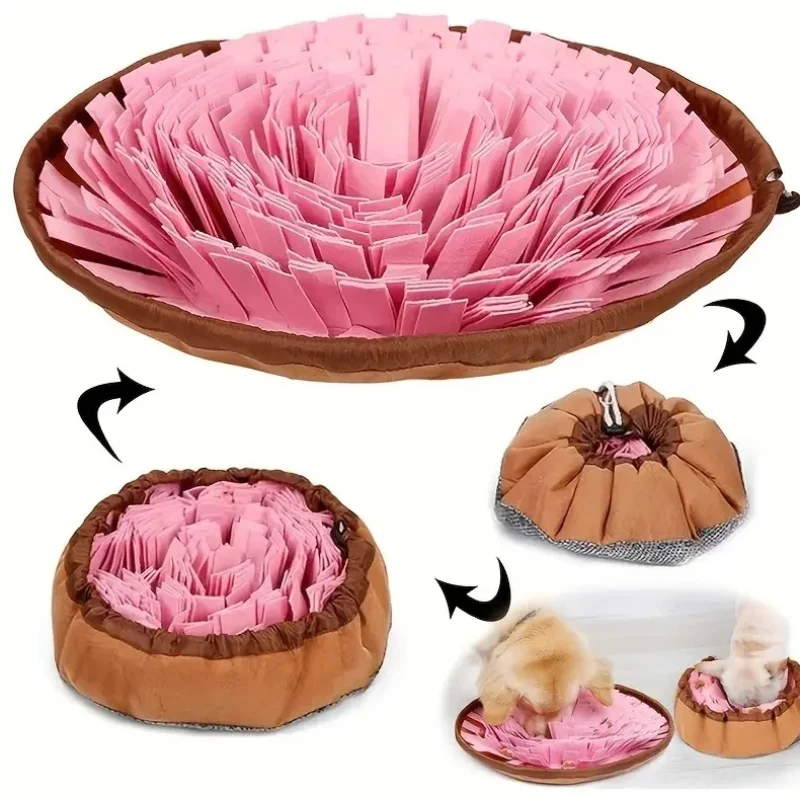 Alfombra comedero lento para perros pequeños – Fieltro lavable - imagen 5