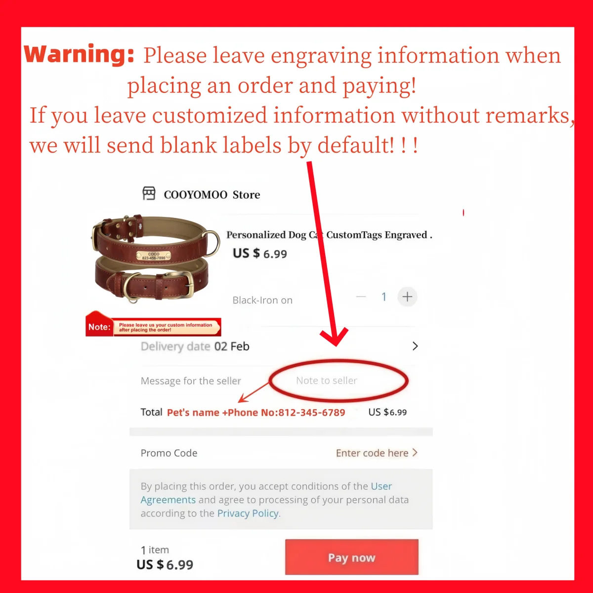 Collar de perro con placa de identificación de cuero personalizado, collares para perros acolchados suaves, nombre grabado gratis para perros pequeños, medianos y grandes, ajustable - imagen 2