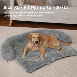 Cama acolchada invierno para perros y gatos – Lavable y portátil