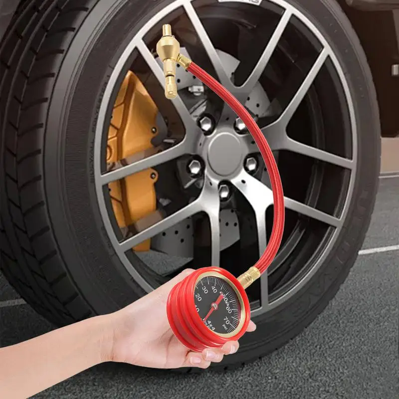 Medidor de presión de neumáticos, medidor de presión de automóvil de 0-75psi, medidor de neumáticos preciso y fácil de leer, probador para coches y camiones - imagen 4