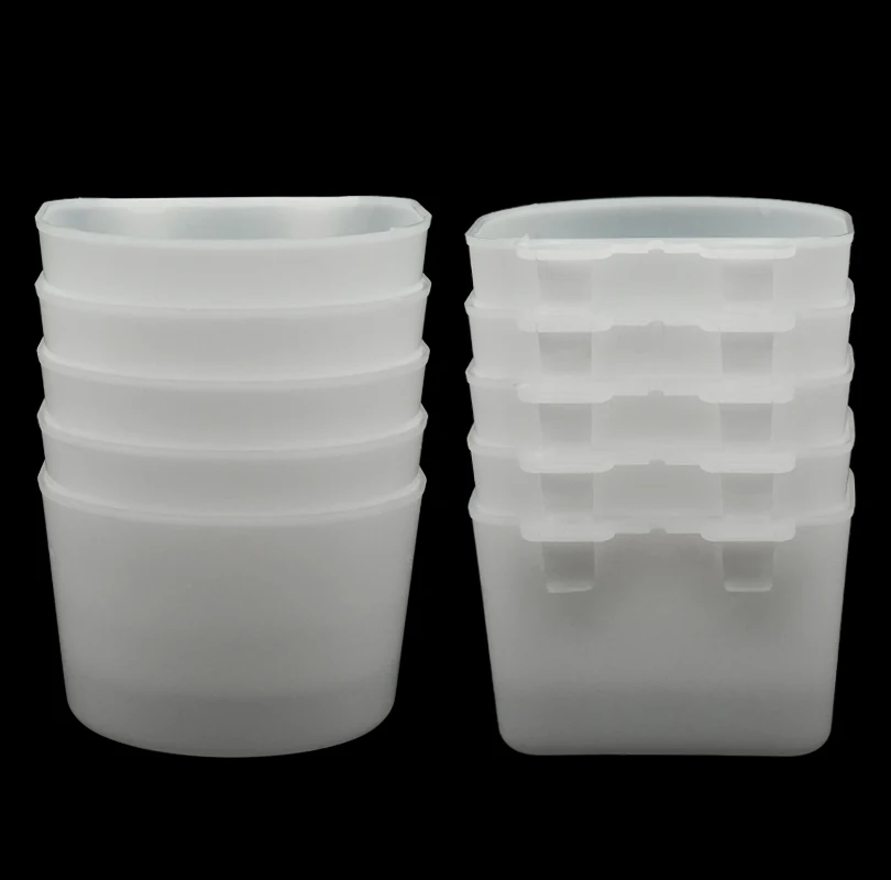 Cuencos de agua para palomas, codorniz, loro, bebedero de plástico para pájaros, bebedero, alimentador, equipo de avicultura, herramienta para pájaros, 5/10/20 piezas - imagen 5