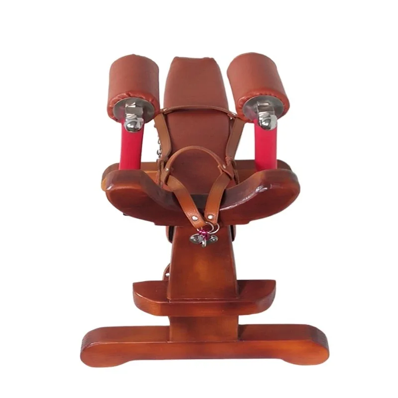 Mesa de acupuntura y moxibustión de madera maciza para mascotas, mesa de operaciones de cuero para mascotas, encuadernación fija, productos de rehabilitación médica - imagen 2