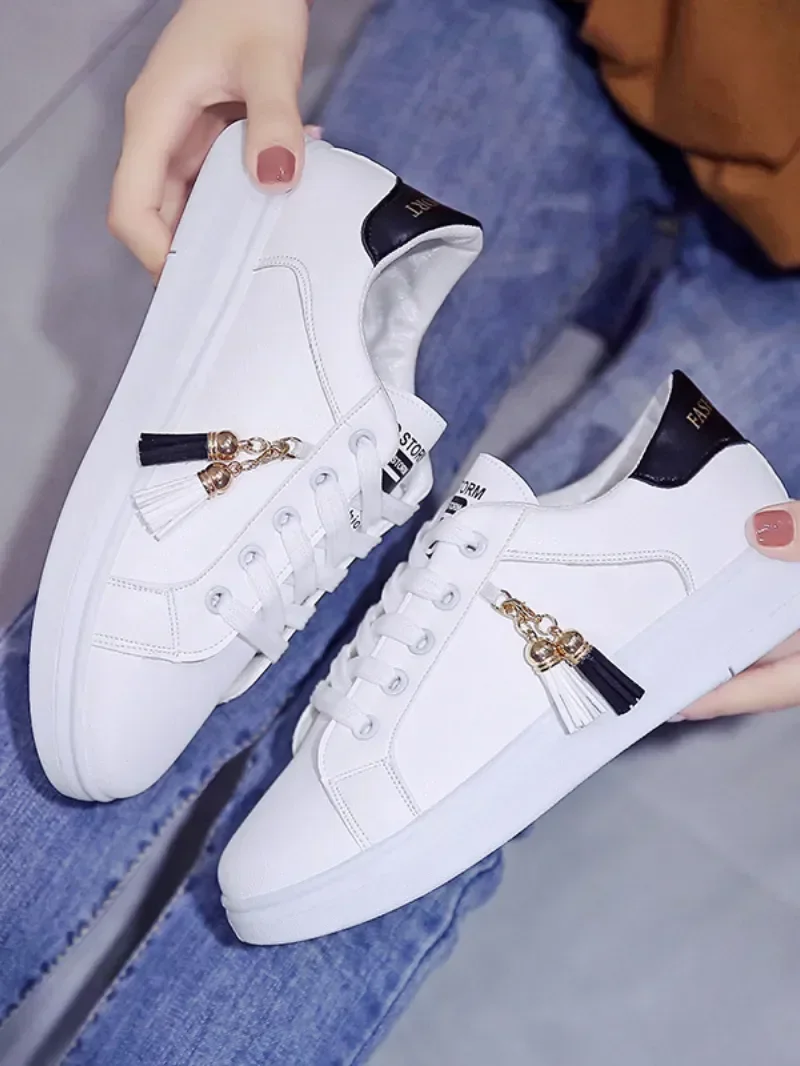 Zapatillas transpirables para mujer – Zapatos casuales de malla beige - imagen 5
