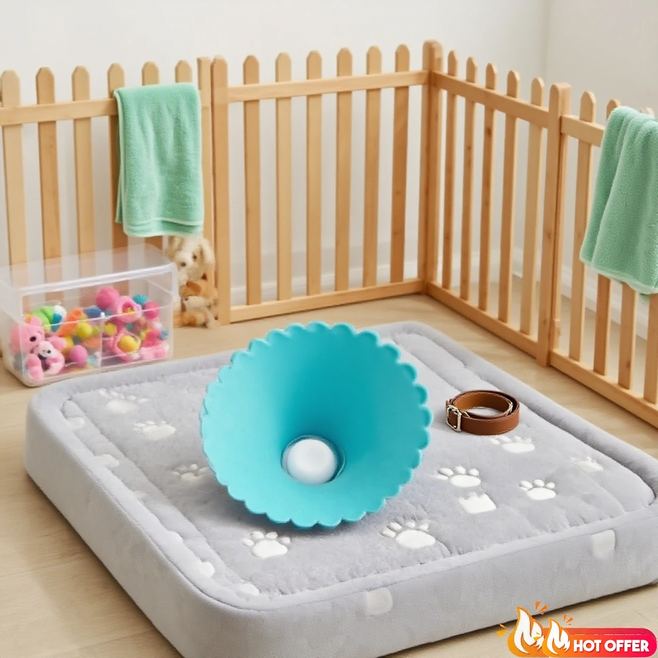 Protector curativo, Collar antisabelino antimordida, suministros en forma de recuperación de heridas, recuperación de mascotas, Collar antipérdida para gato, Collar de flores para gato