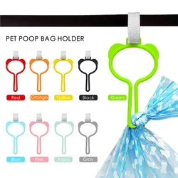 Dispensador de bolsas para perros con correa integrada - manos libres