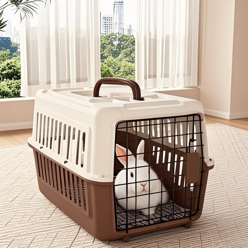 1 Uds. Equipaje para mascotas estuche portátil para aerolínea Material PP duradero resistente fácil instalación adecuado para gatos y perros pequeños