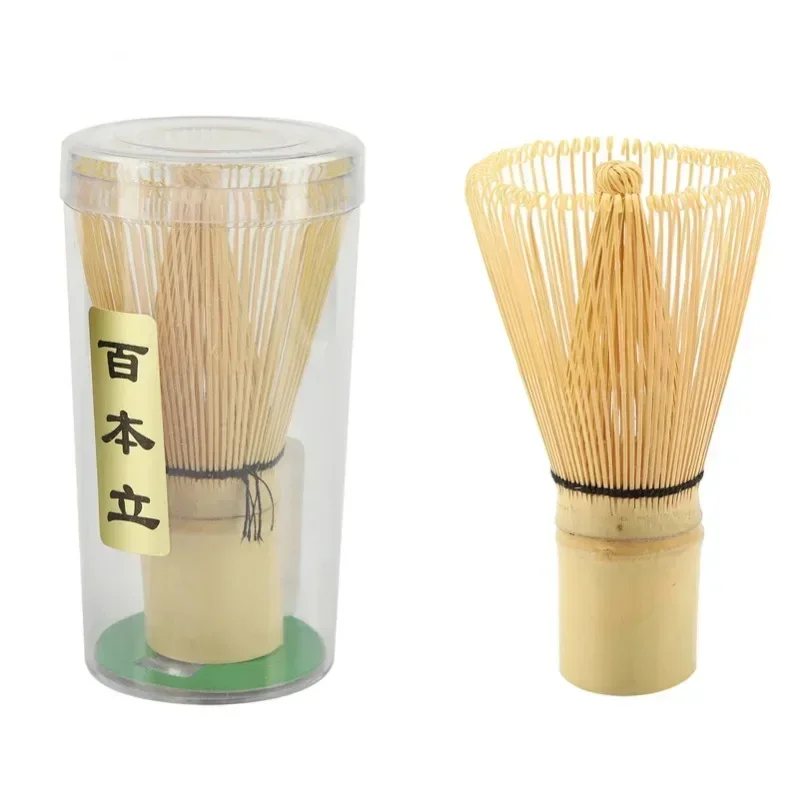 Cepillo de té de bambú para ceremonia japonesa, accesorios de cocina, batidor de polvo de té verde Matcha, herramientas de té Chasen, 1 unidad - imagen 5