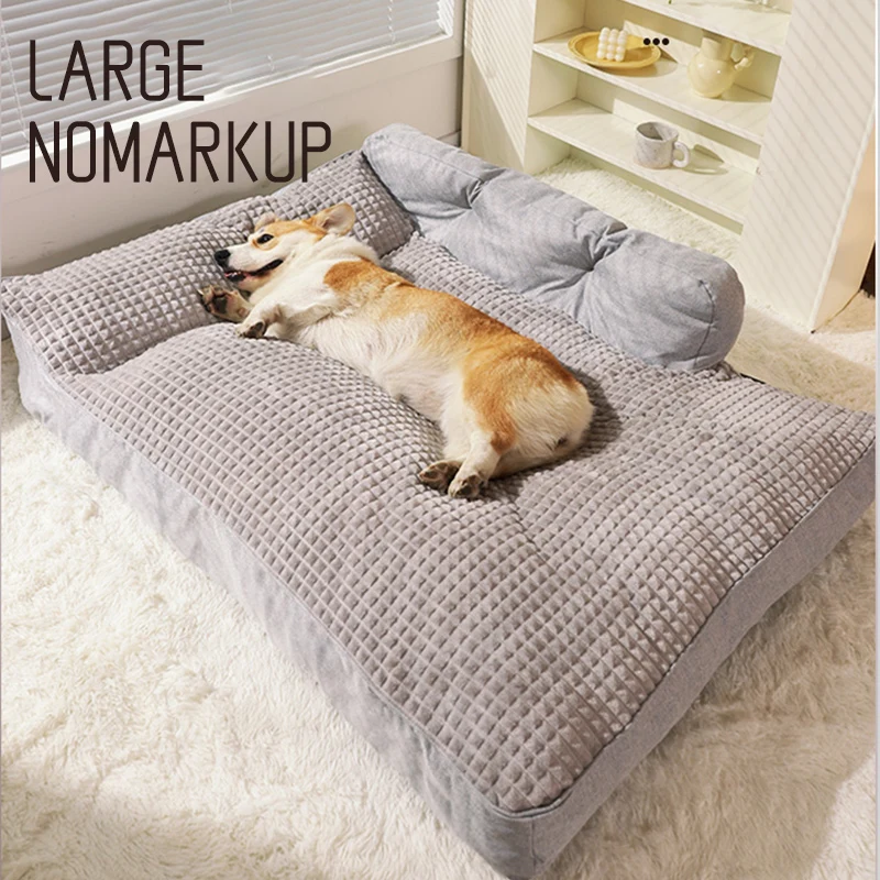 HOOPET-sofá cama para perros, esteras para perrera para mascotas, cama para gatos, alfombrillas para dormir cálidas para invierno, nido para perros pequeños, medianos y grandes, accesorios para mascotas - imagen 3
