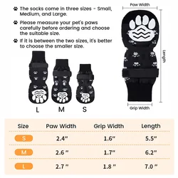 Calcetines antideslizantes para perros Protector de pata transpirable