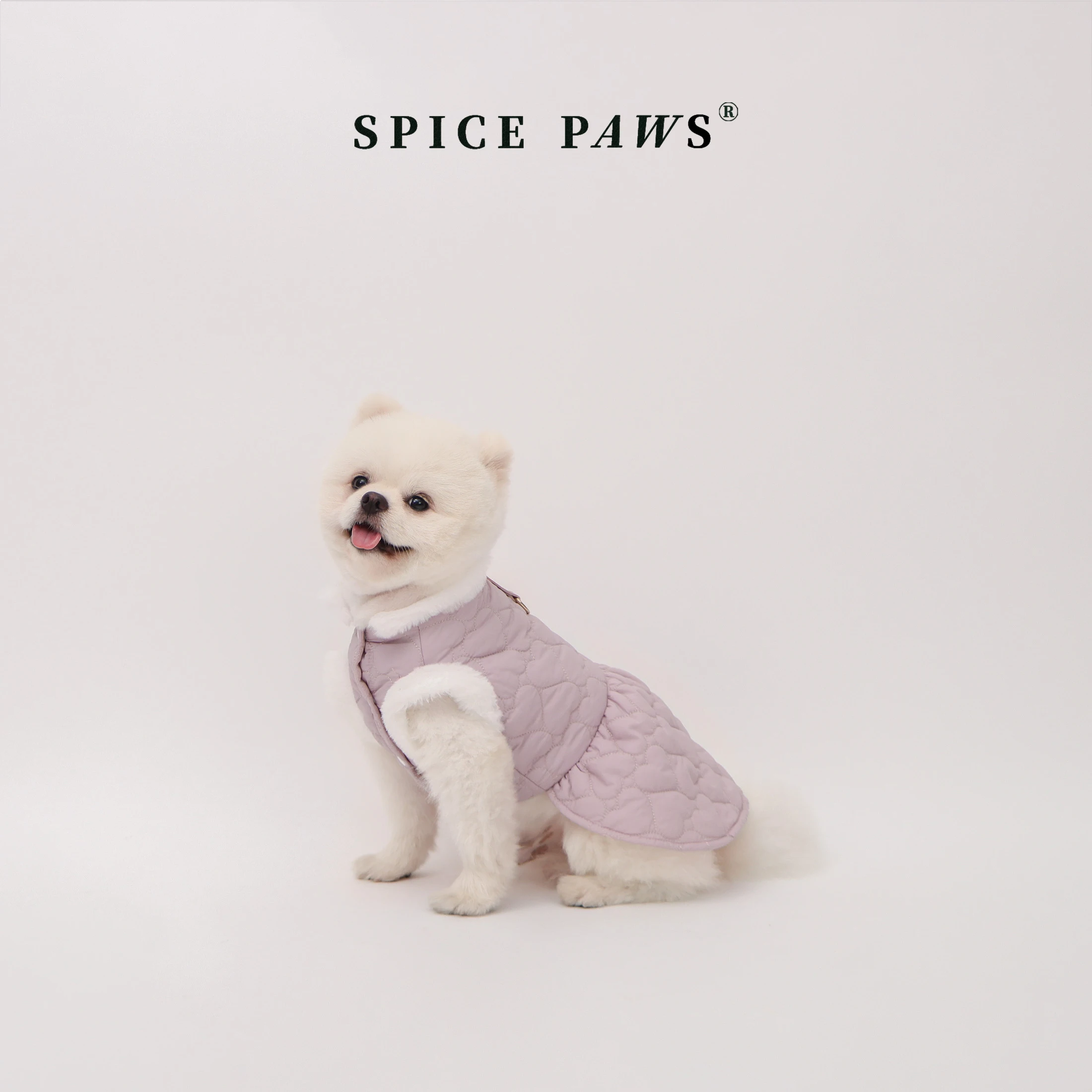 Ropa de Invierno para Perros y Gatos - Chaleco Rosa con Anillo en D - imagen 4