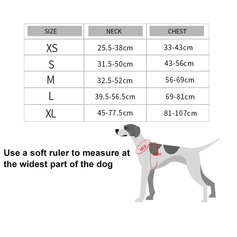 Winhyepet-Arnés reflectante ajustable para perros, chaleco para todo tipo de clima, arnés de viaje para perros pequeños, medianos y grandes - imagen 5