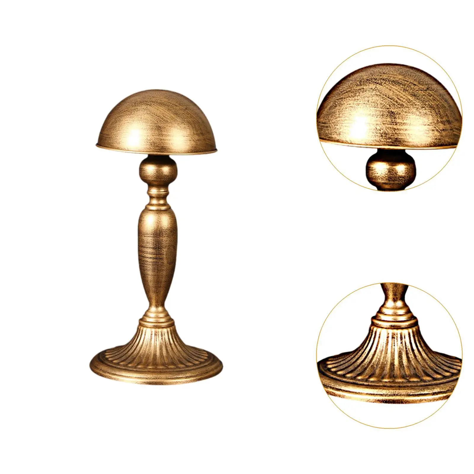 Estante de almacenamiento del casquillo del soporte del sombrero de las pelucas del hierro para el encimera de la tienda al por menor de la boutique - imagen 5