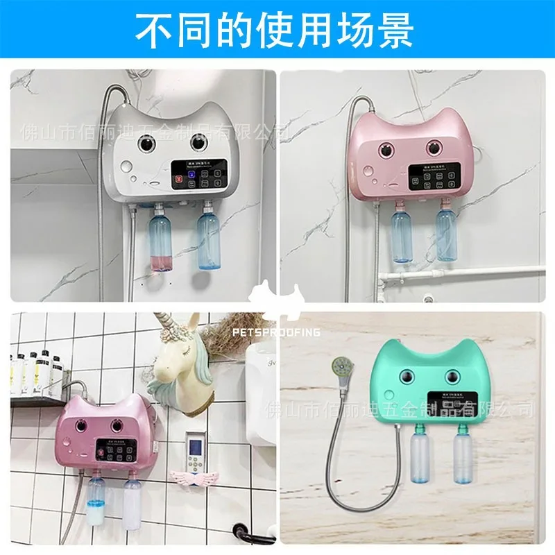 Baño burbujeante tipo spa con hidromasaje relajante para gatos y perros - imagen 4