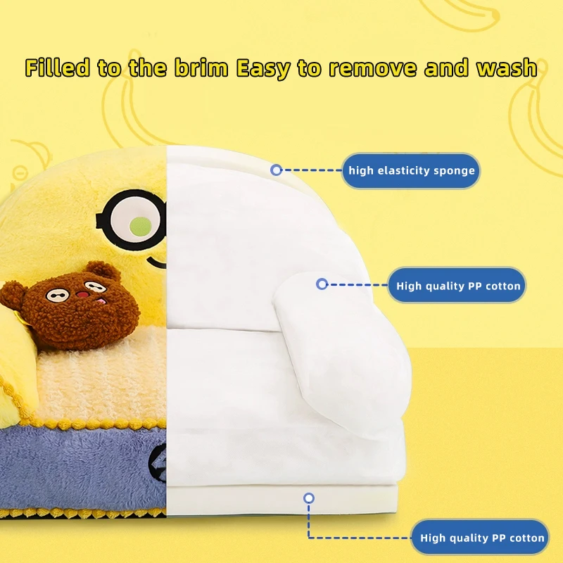 Hoopet-sofá acogedor para mascotas, cómodo para dormir para ti y tu mascota, duradero y elegante, L - imagen 4