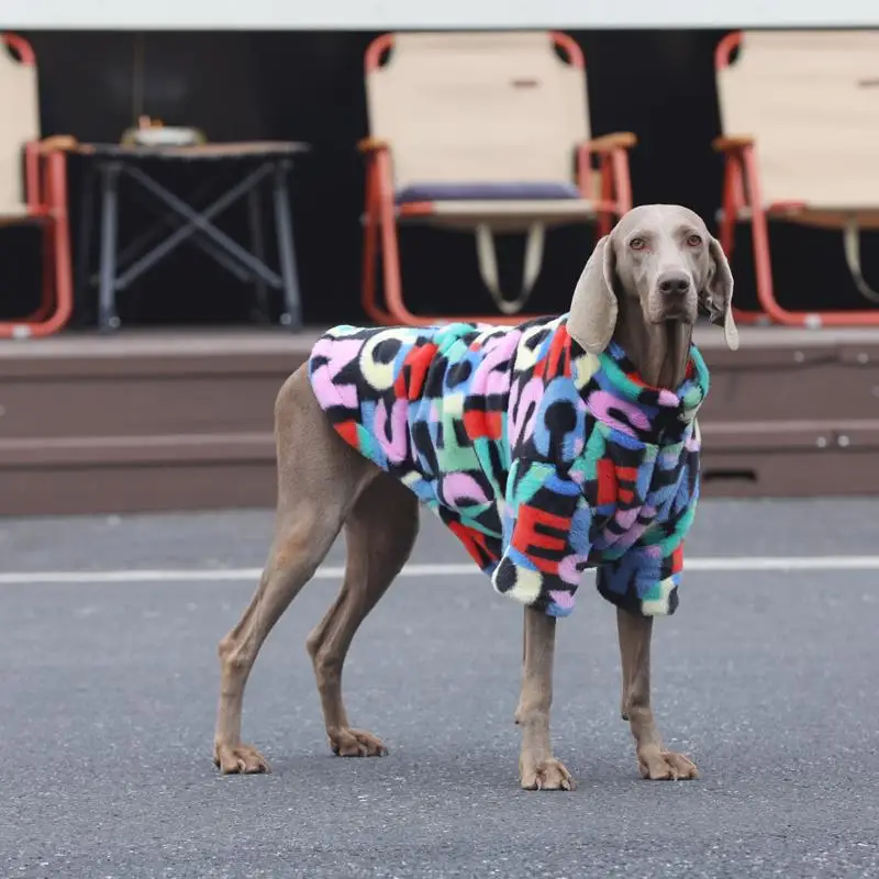 Chaqueta grande para perros a la moda, ropa cálida de piel de conejo para perros, abrigo cómodo para primavera e invierno con cremallera para perros medianos y grandes, proveedor de mascotas