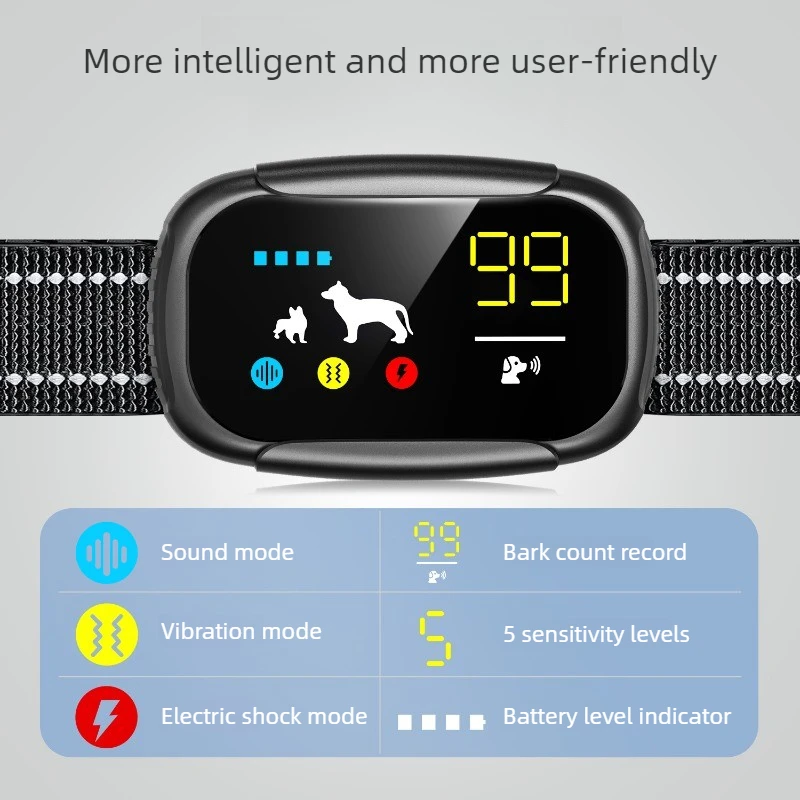 Collar antiladridos con vibración para perro – Control automático