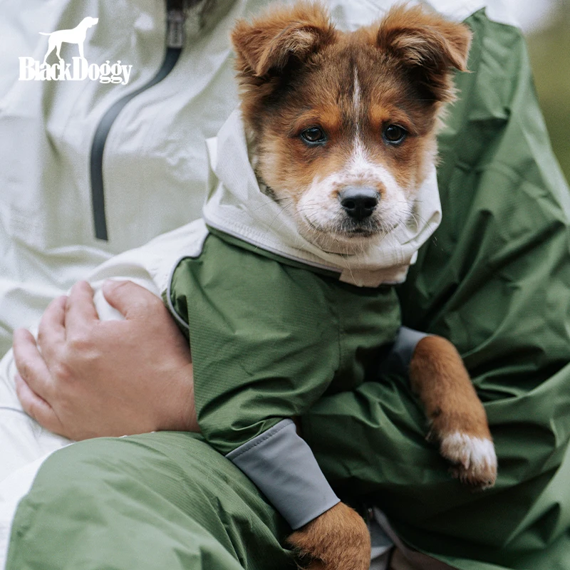 Chubasquero impermeable para perros de 4 patas, chaqueta para exteriores para perros de compañía, ropa cálida a prueba de suciedad y agua, productos para mascotas, suministros, accesorios - imagen 5