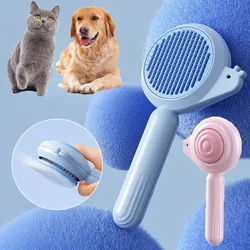 Cepillo quitapelos auto-limpiable para gatos - desenreda sin esfuerzo