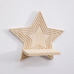 Estante flotante para gatos de madera – Repisa rústica de pared