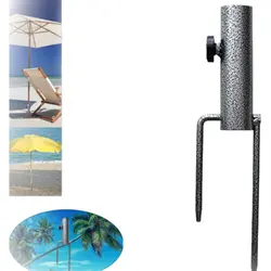 Anclaje sombrilla para perro portátil, ajustable y resistente