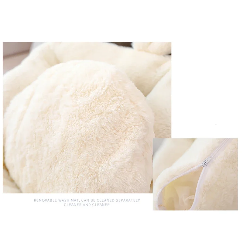 Hoopet-cama de cesta cálida para gato, caseta para perro, cachorro, perrera para dormir, casa cómoda de peluche, 2 colores - imagen 5