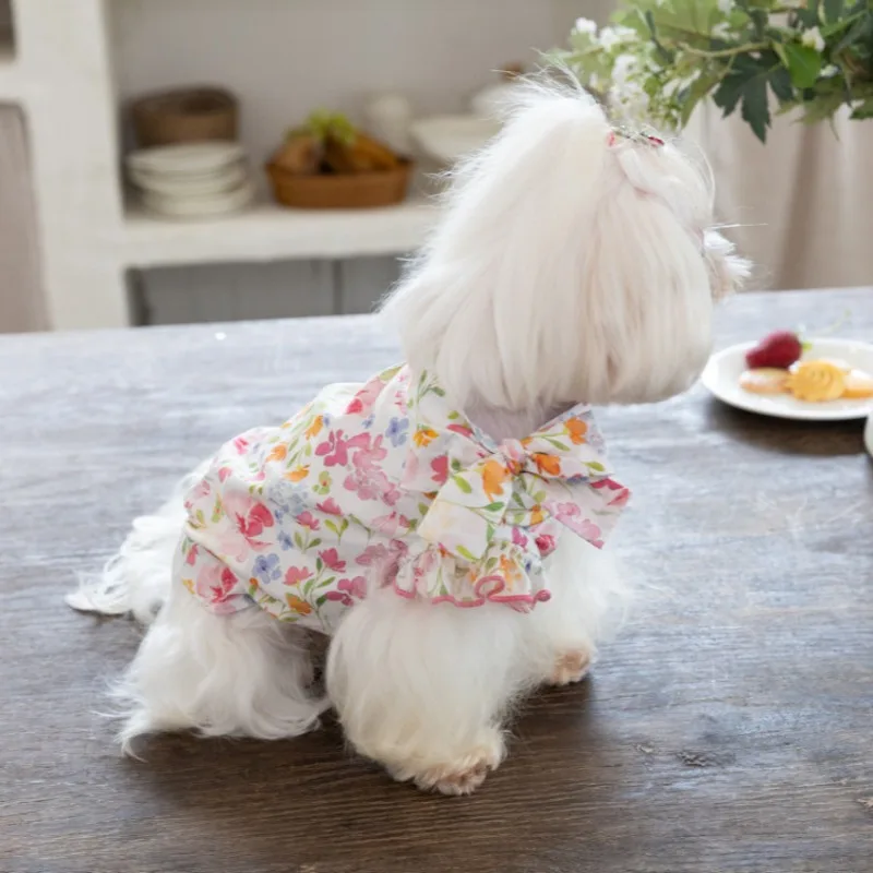 Camisa floral para perros pequeños – Para Yorkshire y Teddy - imagen 2