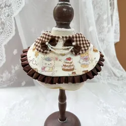 Bufanda para mascotas, fiesta de cumpleaños, lazo de perlas a cuadros, Collar para perro y gato, decoración de corbata, ropa para cachorros, ropa para perros pequeños
