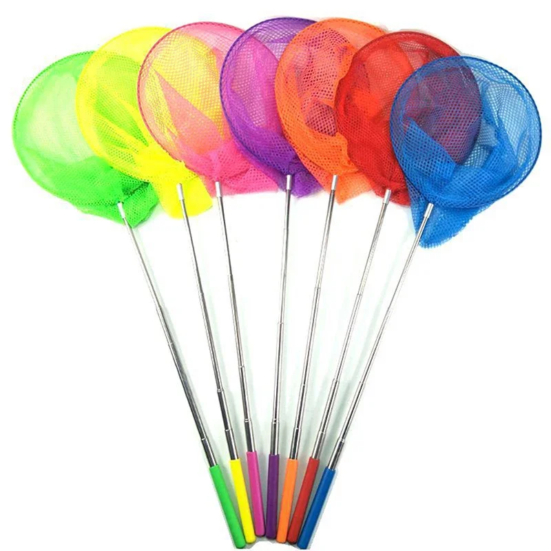 Red de pesca retráctil para insectos, mariposa, libélula, red de pesca portátil para exteriores, juego divertido para niños, juguetes de pesca - imagen 2