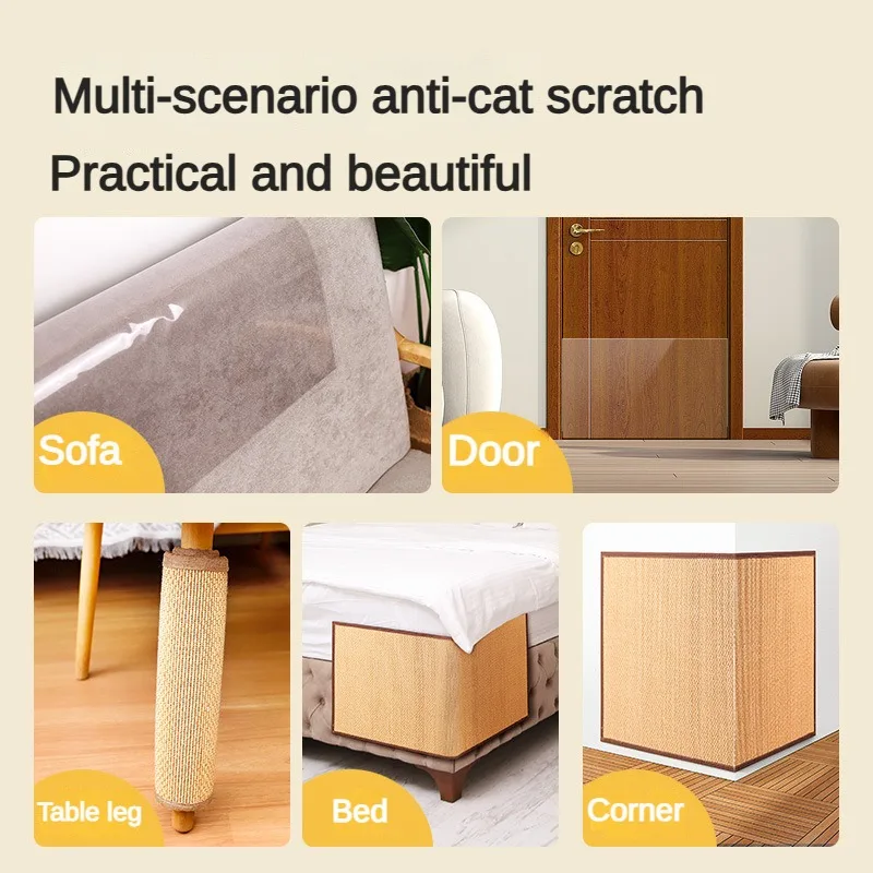 Rascador para gatos, artefacto de protección para sofá, suministros para gatos, almohadilla para rascar gatos, poste rascador para gatos, enviar uñas, juguetes fijos para gatos - imagen 5