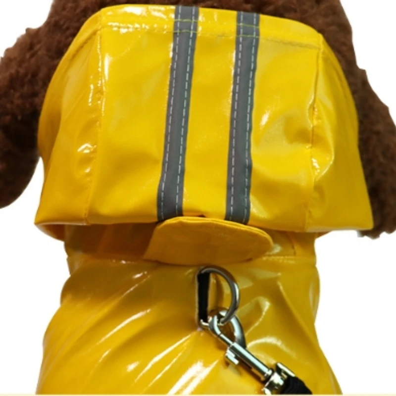 Chubasquero para perros, chubasquero reflectante impermeable para cachorros para perros pequeños y medianos como Chihuahua, Corgi, Teddy, Poncho para mascotas a prueba de nieve