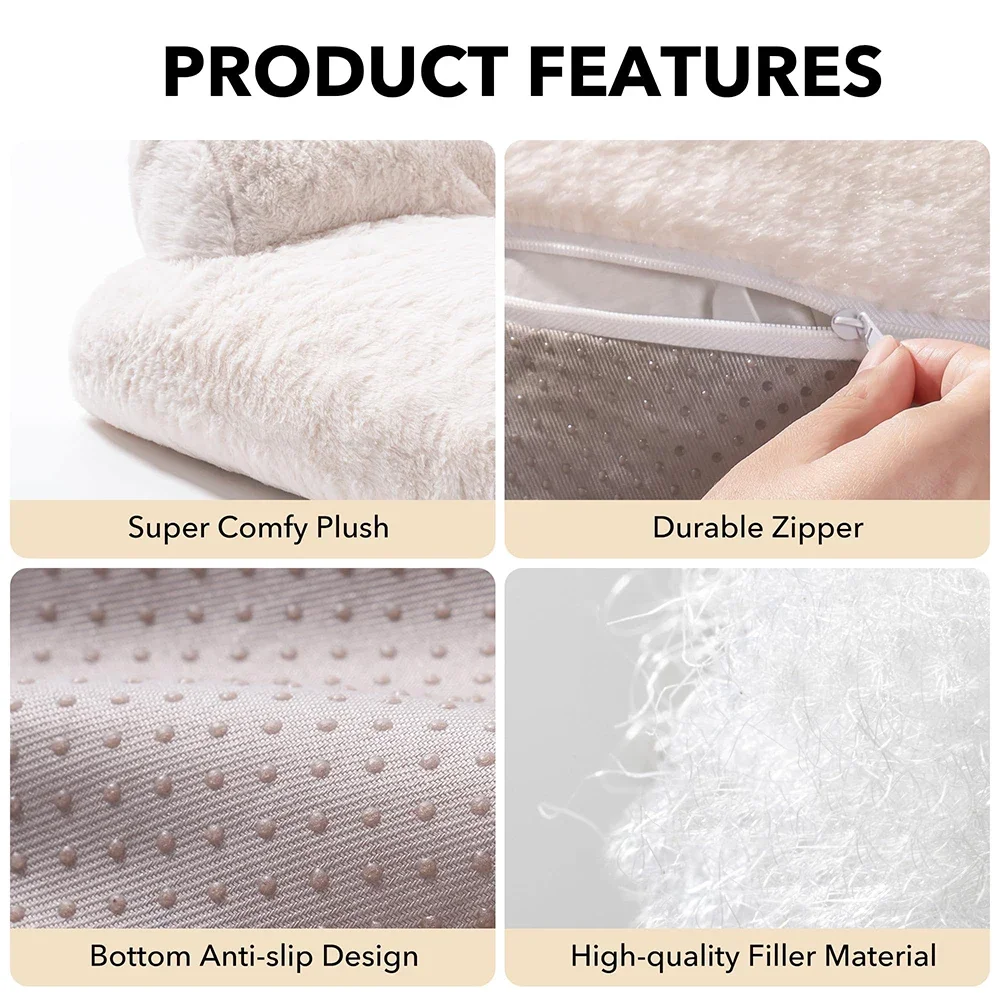 Sofá cama para mascotas de interior para gatitos, cama cómoda para perros pequeños a medianos, suministros para mascotas, sofá cama para gatos, calidez de invierno - imagen 5