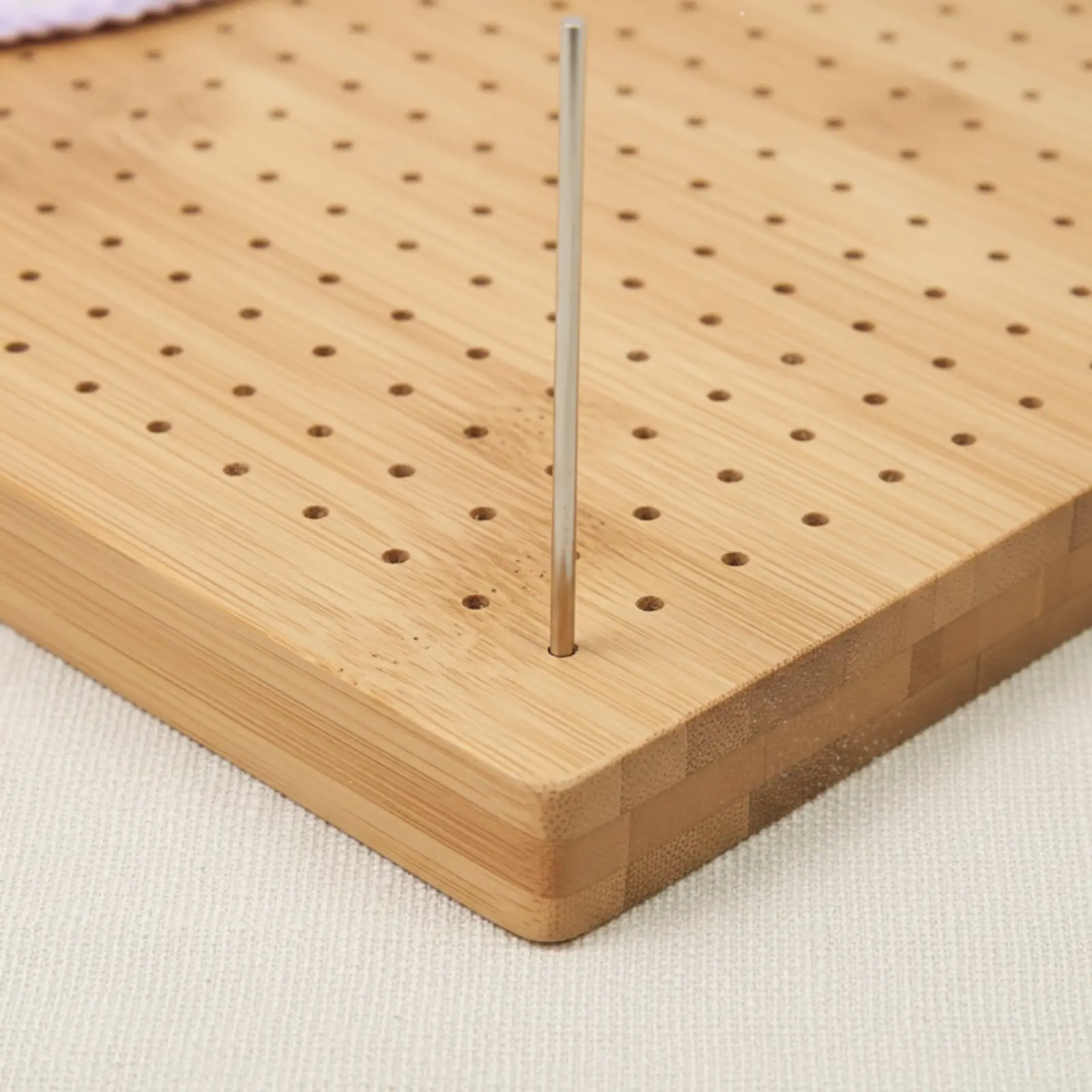 Tabla de bloqueo en bambú para granny squares