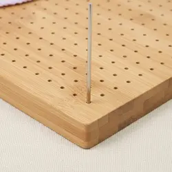 Tabla de bloqueo en bambú para granny squares