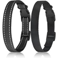 2Black Nylon Collars