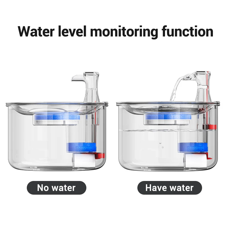 ROJECO Stainless Steel Pet Water Fountain Automatic Water Dispenser For Cats Smart Drinking Fountain With Filters Dogs Drinkers - imagen 5