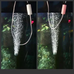 Bomba de aire USB para acuario, compresores de aire silenciosos para acuario, Mini oxigenador portátil, aireador de oxígeno, accesorios para acuario de 5v